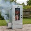 NONE Forno affumicatore verticale con generatore di fumo freddo in acciaio zincato per carne, pesce, formaggio, salsicce e prosciutto - Forno affumicatore per giardino, terrazza, cucina all'aperto, BBQ,