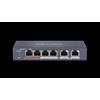 HIKVIS SWITCH 4P LAN 10/100M RJ45 PoE + 2P 10/100M HIKVISION DS-3E0106P-E/M 802.3af/at, PoE power budget 35W - Metallico Fino:30/10 DS-3E0106P-E/M