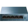 TP-Link SWITCH TP-LINK LS105G 5P LAN GIGABIT SWITCH 10/100/1000Mbps RJ45 CASE METALLICO LS105G V1