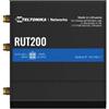 Teltonika 4G LTE Cat4, WiFi, 2xRJ45 10/100, WAN failover, compatto per IoT e backup connessione RUT200 010000