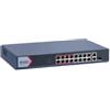 Hikvision HIKVISION SWITCH L2, Smart Managed, 16 10/100M RJ45 PoE ports, 1 Gigabit RJ45 port, 1 Gigabit combo port, PoE power 130w DS-3E1318P-EI/M