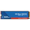 SanDisk WD Blue SN5100 - SSD - 500 GB - interno - M.2 2280 - PCIe 4.0 (NVMe) WDS500G5B0E-00CPE0