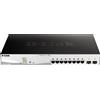 D-Link 8-PORT POE+SMART MANAGED SWITCH+2 SFP BUDGET 130W DGS-1210-10MP/E