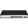 D-Link SWITCH 10 PT 1000 POE +2 MINIGBI DGS-1210-10P