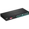 Trendnet Trendnet TPE-LG80 switch di rete Non gestito Gigabit Ethernet (10/100/1000) Nero Supporto Power over Ethernet (PoE) TPE-LG80