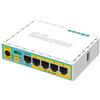 MikroTik Mikrotik hEX PoE lite router cablato Fast Ethernet Bianco RB750UPR2