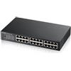 ZyXEL Zyxel GS1100-24E Non gestito Gigabit Ethernet (10/100/1000) Nero GS1100-24E-EU0103F