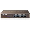 TP-LINK TP-Link TL-SF1016 switch di rete Non gestito Fast Ethernet (10/100) 1U Nero TL-SF1016