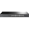 TP-LINK TP-Link JetStream TL-SG2428P switch di rete Gestito L2/L2+ Gigabit Ethernet (10/100/1000) Supporto Power over Ethernet (PoE) 1U Nero TL-SG2428P