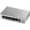 Zyxel Zyxel GS1005HP Non gestito Gigabit Ethernet [10/100/1000] Supporto Power over Ethernet [PoE] Argento (GS1005-HP 5 PORT GIGABIT POE - UNMAN DESKTOP SWITCH 60WATT) GS1005HP-GB0101F