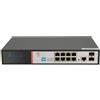 Extralink Extralink VICTOR PoE Switch 8x Gigabit PoE/PoE+, 2x SFP, 1x Console Port, 150W, Managed EX.8222