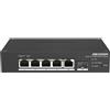 HIKVIS SWITCH 4P 10/100M PoE -1P Gigabit RJ45+1P Gigabit SFP uplink HIKVISION DS-3T1306P-SI/HS Smart Managed L2-802.3af/at DS-3T1306P-SI/HS