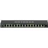 NETGEAR NETGEAR GS316EP Gestito Gigabit Ethernet [10/100/1000] Supporto Power over Ethernet [PoE] Nero (16PT GE PLUS SWCH W/ POE+ - ) GS316EP-100UKS