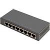 Digitus Digitus Switch Gigabit a 8 porte, desktop, non gestito, alloggiamento in metallo (Digitus 8-Port Gigabit Switch, Desktop, Unmanaged, MetallgehÃƒÂ¤use) DN-80066-1
