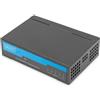 DIGITUS Switch non gestito 5 porte Gigabit Ethernet 10/100/1000 Mini Metal Box DN-80202-1