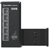Teltonika Teltonika NETWORKS TSF010 Flat Ethernet Switch Non gestito Fast Ethernet [10/100] Guida DIN Nero (TELTONIKA TSF010 FLAT ETHERNET SWITCH 7-57 VDC) TSF010000000