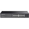 TP-LINK TP-Link MS116GS switch di rete Gigabit Ethernet (10/100/1000) Nero MS116GS