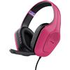 Trust Cuffie Trust GXT 415P Zirox Gaming con microfono Rosa