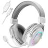 Fifine Microphone Cuffie da studio over-ear Fifine H6W 7.1 AmpliGame RGB 20Hz-20kHz 32Ohm -40dB cavo:2m Usb Bianco [H6W]