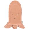 LÄSSIG Guanto da lavaggio per bambini Tessuto Terry Cotone/Play Wash Glove GOTS Octopus
