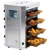 D.L. SERVICE Armadio caldo professionale verticale per mantenimento alimenti con 4 vaschette - 2500 W