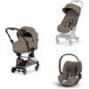 Cybex Platinum - Cybex Platinum 2026 Style Trio Coya Coconut Brown RoseGold con Cloud T
