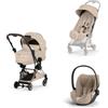 Cybex Platinum - Cybex Platinum 2026 Style Trio Coya Cozy Beige RoseGold con Cloud T