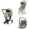 Cybex Platinum - Cybex Platinum 2026 Style Trio Coya Sage Green RoseGold con Cloud T