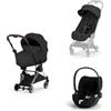 Cybex Platinum - Cybex Platinum 2026 Style Trio Coya Sepia Black Chrome con Cloud T