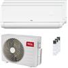 TCL Condizionatore TCL VoxIN P9 trial split 9000+9000+18000 BTU inverter A++ wifi unità esterna 7.9 kW MT2730/SN09P9S1_2/SN18P9S1_1