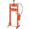 VEVOR Pressa Idraulica da Pavimento da Garage Officina Telaio a H Arancione Corsa di Cilindro 140 mm, Pompa a 2 Velocità, Manometro per Visione di Pressione, Altezza da 65mm a 1030mm, Base Triangolare