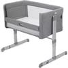 Joie Roomie Co-sleeping Culla Fianco Letto Regolabile in Altezza con Spondina Scorrevole e Ruote