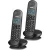 Brondi Telefono cordless Brondi Lotus Twin Nero con vivavoce