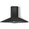 Elica Cappa filtrante ad angolo a parete ACUTA BL/F/100 PRF0127462A finitura nero da 100 cm