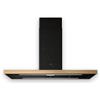 Elica EL Elica Cappa aspirante a isola BIO ISLAND BLRO/A/120X53 ROVERE PRF0200563A finitura nero opaco da 120 cm