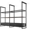 Elica EL Elica Cappa filtrante a isola OPEN SUITE SUP BLMAT/F/160 PRF0166771B finitura nero opaco da 160 cm - PROMO ATTIVA FINO AL 26/10