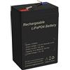 AFTERTECH 6v 6Ah LIFEPO4 PACCO BATTERIA RICARICABILE LITIO FERRO FOSFATO PILA 2000+ CICLI PROFONDI 12,8v 38wh H1B4