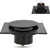 ciciglow Tappo Doccia, Piletta Doccia con anello di tenuta in silicone, antiodore, scarico a pavimento -up resistente alla corrosione 50 mm/75 mm di diametro