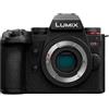Panasonic LUMIX DC-G9M2E Fotocamera Mirrorless Micro Quattro Terzi, 25,2MP, 4K 120p/100p e 5,7K 30p/25p, AF Ibrido di Fase, BIS a 5 Assi, LVF OLED, Wi-Fi, Bluetooth, HDMI, Solo Corpo, Nero