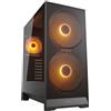 COUGAR Airface 180 Midi-Tower, ARGB, Colore Nero, Microfono Integrato