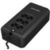 PowerWalker PowerWalker VFD 800 APFC gruppo di continuitÃ [UPS] Standby [Offline] 0,8 kVA 420 W 6 presa[e] AC (PowerWalker VFD 800 APFC - UPS - 420 W) 10120411