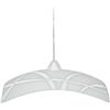 E-ENERGY Clio Lampada Sospensione da Soffitto in Vetro Moderna Quadrata Attacco E27 1 Luce 40x40 Bianca Made in Italy