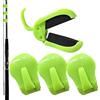 Generico Organizer portatile da 4 pezzi, con rack elastico, portacanne per spiaggia, martelli d'acqua, piscina, ghiaccio, acqua salata, surf, viaggi