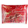 LA SUISSA Piemonte Italia La Suissa Cuori Gianduia Rossi, Cioccolatini in Sacchetto da 1 kg | Praline di Cioccolato al Latte Ripiene di Crema al Gianduia, Incartate Singolarmente, Qualità e Tradizione