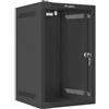 Lanberg Armadio Rack a muro 10" Lanberg 9U 280X310 Nero [WF10-2309-10B]