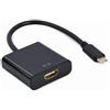 Gembird Adattatore usb Gembird A-CM-HDMIF-03 Usb-c HDMI 4K 30Hz 15cm Nero [AIGEMA000000037]