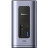 Baseus Docking station Baseus Air Spacemate 100W per Notebook USB 3.0 tipo-C Grigio [B00568103813-00]