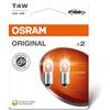 OSRAM ORIGINAL LINE 12V, T4W, Signal lamp, Metal Base, Double Blister (2 lamps)