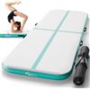 KM-Fit KM Fit Airtrack Mat 3m verde menta | incl. pompa, borsa e set di patch