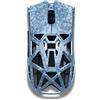 AKKO Mouse da gioco wireless Akko Echo TAN8, 55g - Sensore PAW3955, 65.000 DPI, Bluetooth 8K, 2.4 GHz, USB-C, colore blu